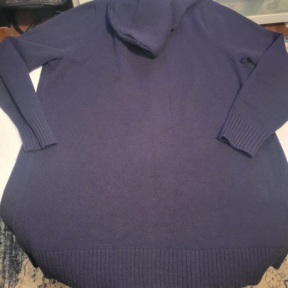 Lane Bryant Black Hooded Kit Button Sweater size 18/20 - Picture 5 of 10